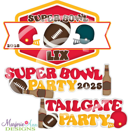 Super Bowl 2025-Set 1 SVG Cutting Files - Click Image to Close